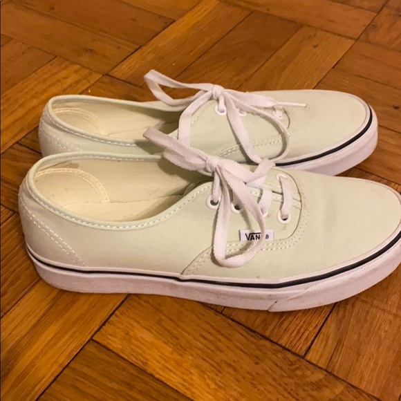 Vans Limited Edition Mint Green Sneakers 7.5 - Picture 4 of 6